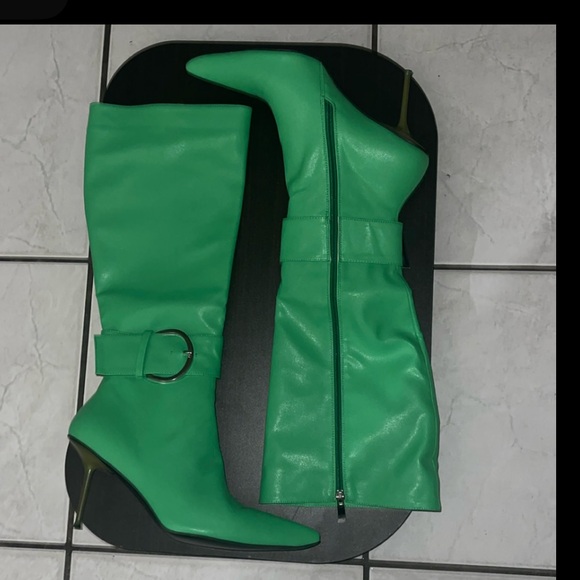 Huhren Sexy Stiletto Pointed Toe Boot, - Picture 9 of 16